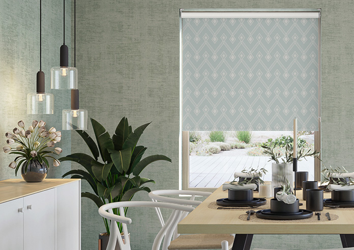 Roaring 20s, Chalk Green - Roller Blind - Image 3